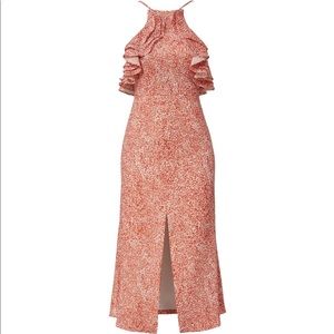 C/MEO COLLECTIVE Red/white dress Sz S & M RRP $214